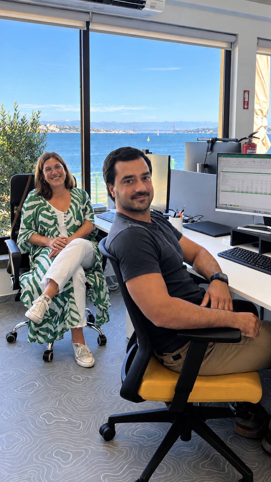 João Reis Braga e Maria Braga, especialistas em Excel da MBi