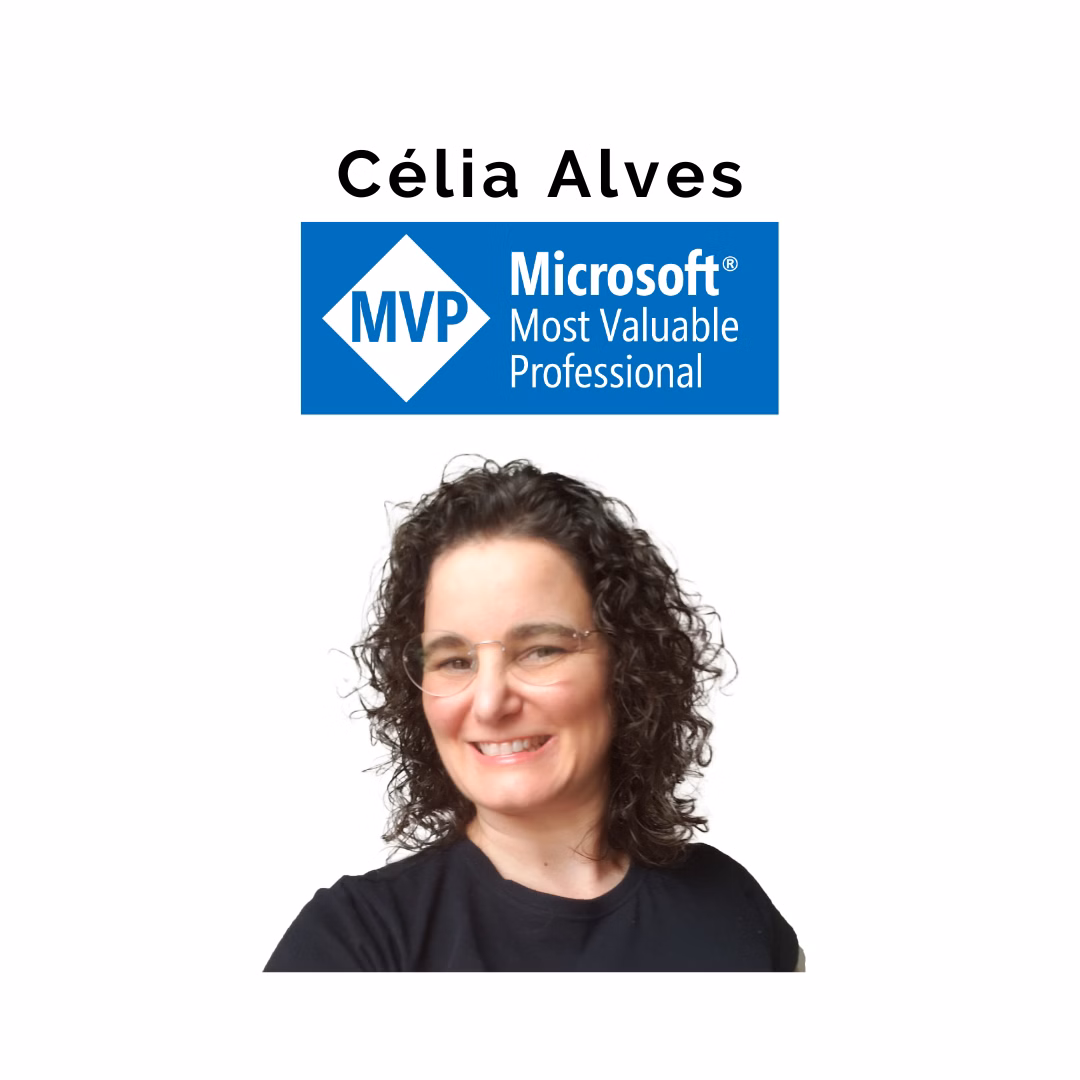 Aula bónus com Célia Alves - MVP Microsoft
